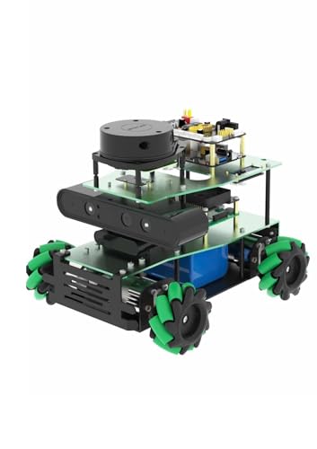 ZIBOXI ROSMaster X3 ROS2 Roboter Mecanum Radrahmen Autopilot Lidar Mapping for Jetson Nano Orin NX Orin Nano RaspberryPi (Size : Pi-Advanced No Pi) von ZIBOXI