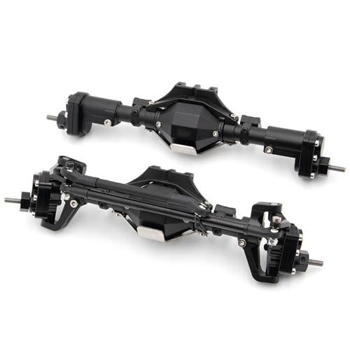 ZIBOXI Racing Vorne Hinten Portal Achse Set Diamant Achsen Upgrades Teile Zubehör for RC Crawler Auto Axial SCX10 II 90046(Front Axle) von ZIBOXI