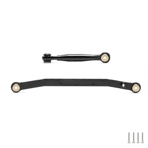 ZIBOXI Spurstange Links 1Set for 1/24 RC Autos Upgrade Teile Axial SCX24 AXI00002 AXI00001 AXI90081(BLACK) von ZIBOXI