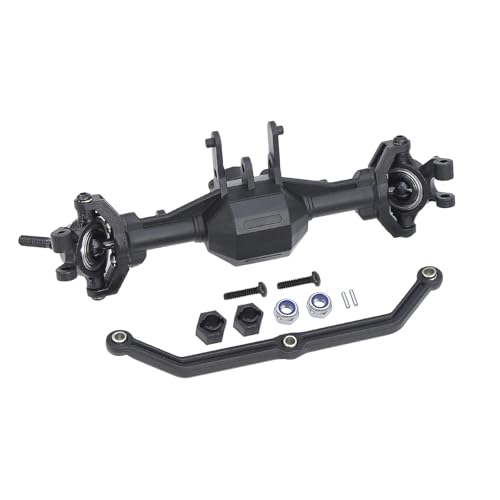 ZIBOXI Trx4m Vorne Hinten Gerade Komplette Diamant Achse 1/18 Fit for Traxxas Trx-4m RC Crawler Ersatz Zubehör Upgrade Teile(Front axle) von ZIBOXI