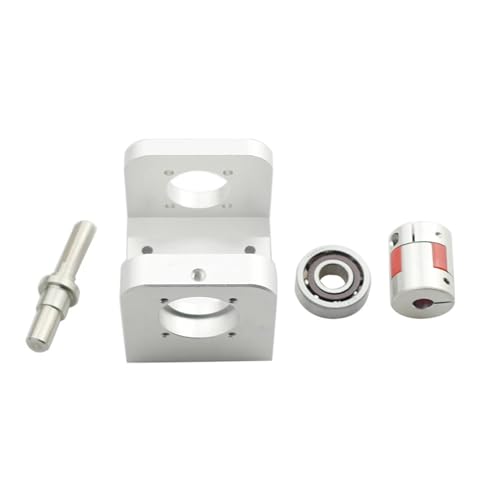 ZIBOXI U-Form Halterung Rad Modul mit Lager Kupplungen for große Last Mecanum Rad Roboter Auto Chassis ROS Roboter DIY Spielzeug Teile (Size : Light Grey) von ZIBOXI