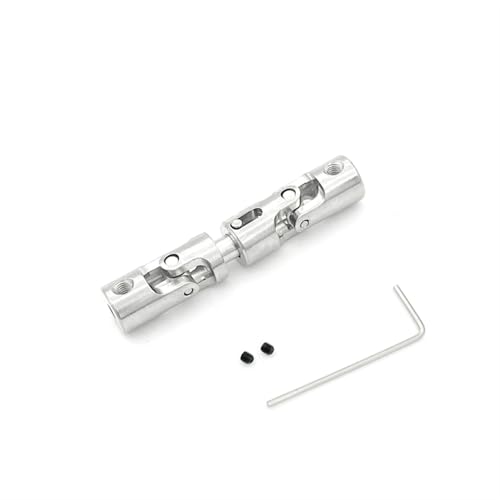 ZIBOXI Upgrade Ersatzteil Antrieb Hinterachse Wellensatz Passend for WPL 1/16 6WD B16 RC Truck Car Passt Teile ACCS Ersetzen(Silver B) von ZIBOXI