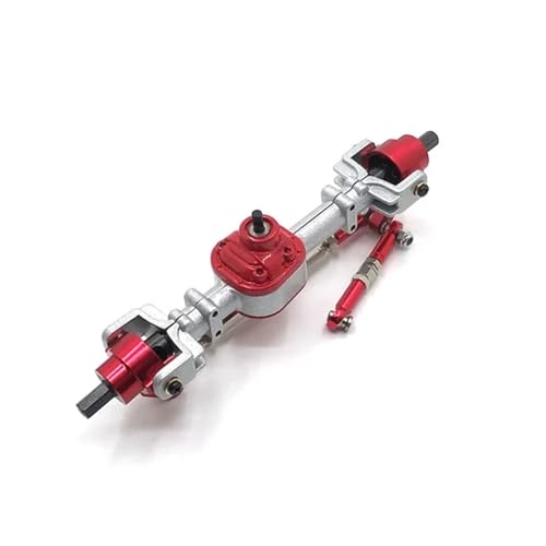 ZIBOXI Upgrade Getriebe Vorderachse Montage for MN 1/12 D90 D91 D96 MN98 99S RC Auto Teile(Red) von ZIBOXI