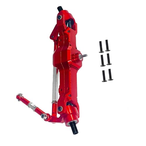 ZIBOXI Upgrade der Vorderachsbaugruppe passend for WPL 1/16 C14 C24 Feiyu RC Autoteile Fernbedienung Autoteile(Red) von ZIBOXI