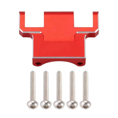 ZIBOXI Upgrade der oberen Verbindungshalterung for die Hinterachse des RC-Crawlers Axial SCX24. Passend for Deadbolt C10, for Jeep, for JLU, for Gladiator, for Bronco(Red) von ZIBOXI