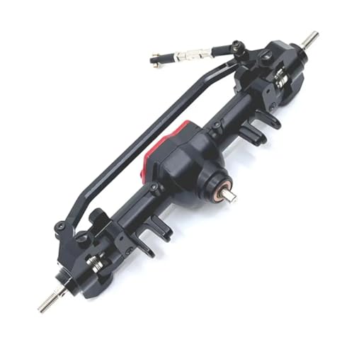 ZIBOXI Verbesserte Vorder- und Hinterachsdifferentialbaugruppe, passend for MN MN128 MN86 G500 1/12 RC-Car-Upgrade-Teile(Black Front axle) von ZIBOXI