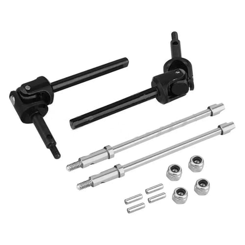 ZIBOXI Verbesserte Vorne Hinten Gerade Achse for 1/24 RC Axial SCX24 C10 90081 AXI00002 AX24 Fit for Ford Bronco AXI00005 Teil(CVD Shaft Set) von ZIBOXI