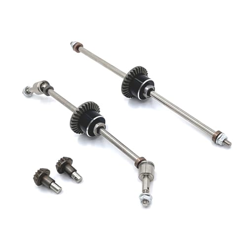 ZIBOXI Verwendet for MN Modell MN128 MN86 G500 RC Autoteile aufgerüstet, Vorder- und Hinterachsdifferential(Front and Rear Set) von ZIBOXI