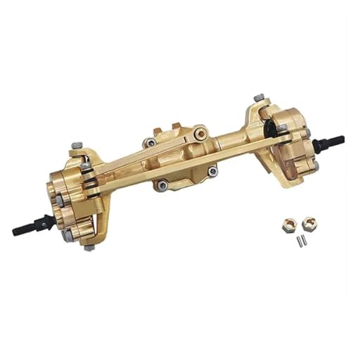 ZIBOXI Vorderachse RC Upgrade Teil Rc Vorderachse Passend for FMS FCX18 FCX24 1/24 RC Auto Upgrade Teil(Golden) von ZIBOXI