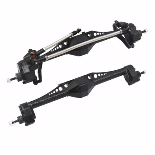 ZIBOXI Vorderachse for 1/10 Axial Capra RC Auto Teil RC Auto Zubehör Ersatzteile RC Upgrade Teil RC Hop-ups(Black) von ZIBOXI