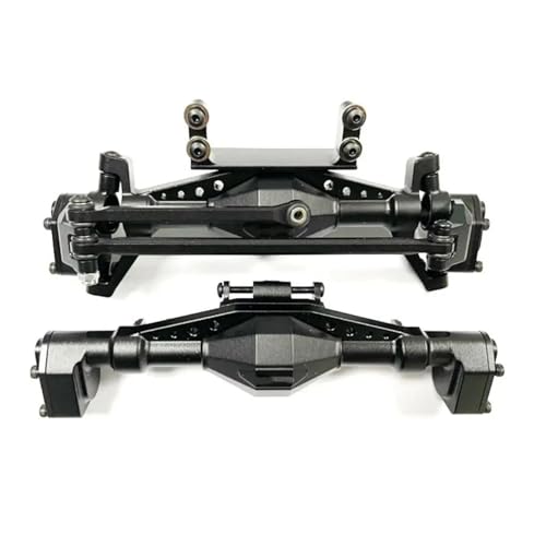 ZIBOXI Vordere Hinterachse RC Upgrade Teil Rc Vordere Hinterachse 1/18 Axial Fit for UTB18 RC Auto Teil RC Auto(Black) von ZIBOXI