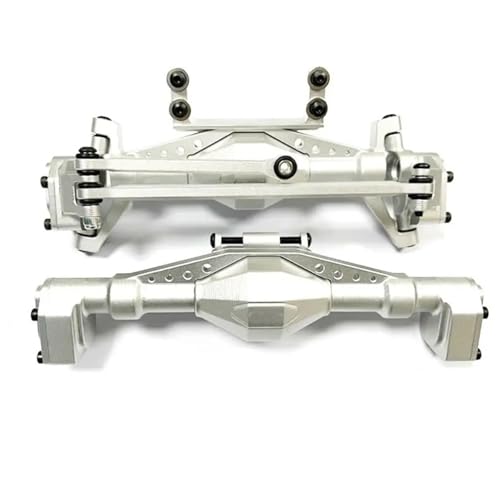 ZIBOXI Vordere Hinterachse RC Upgrade Teil Rc Vordere Hinterachse 1/18 Axial Fit for UTB18 RC Auto Teil RC Auto(Silver) von ZIBOXI