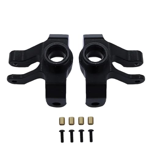 ZIBOXI Vorne Hinterachse Gehäuse Brücke Shell Abdeckung Lenkung Tasse Block C 1/12 Fit for MN MN86K MN86KS MN86 MN86S RC Auto Ersatzteile(Black Steering Cup) von ZIBOXI