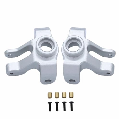 ZIBOXI Vorne Hinterachse Gehäuse Brücke Shell Abdeckung Lenkung Tasse Block C 1/12 Fit for MN MN86K MN86KS MN86 MN86S RC Auto Ersatzteile(Silver Steering Cup) von ZIBOXI