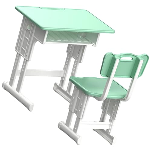 Pädagogische Dollhouses School Playset Chair Desk Und Stuhl Dollhouses Schulszene Realistische Vorräte Modell Playset von ZIDDAR