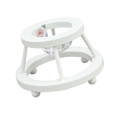 ZIDDAR Vintage Dollhouses Accessoire 1/12 Miniaturbaby Walker Mit Simulationsdetails Für Dollhouses Display Sammlerspielzeug von ZIDDAR