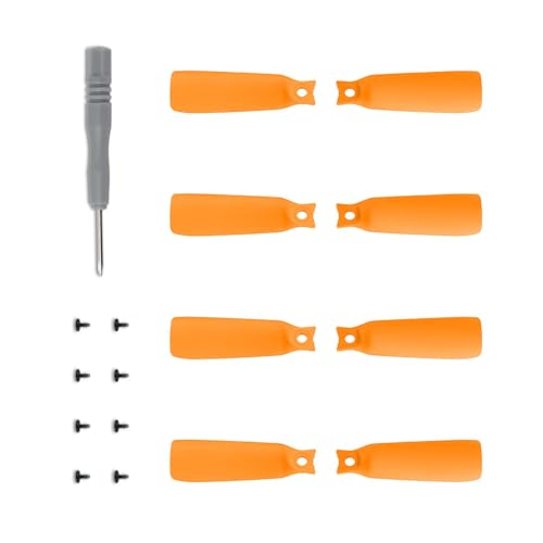 ZIDDAR Ersetzbare Drohnen Propeller Set Für Quadcopter Stabile Flug Und Fotografie Farbenfrohe Propeller Set Mit Schraube 8pcs von ZIDDAR