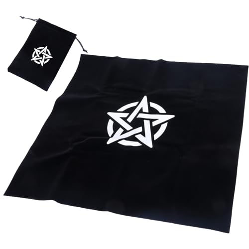 ZIDDAR Kleine Schmuckzuchtkartengeschenke Tischdecke Kordelbeutel Runen Dekorative Tarot Tasche Spiel Orakles Karte Gelagertes Tasche von ZIDDAR