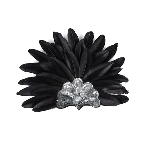 ZIDDAR Mardi Gras Hairband Halloween Stirnbandkopfschmuck Für Maskerade Make Up Für Party Maskerade Roaring Flapper Cosplay von ZIDDAR