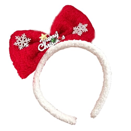 ZIDDAR Santa Hats Christmas Headwear Stirnband Foto Requisiten Party Cosplay Kostüme Tanzparty Glitzer Stirnbandurlaub von ZIDDAR