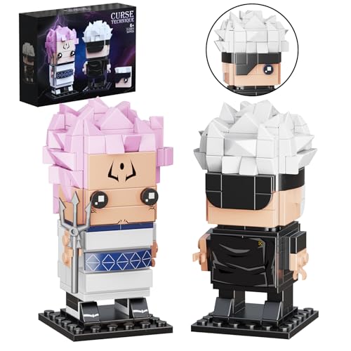 ZIQILIGHTING Go und Suk Figuren Bausteine Set – Animation Merchandise Spielzeug, Sammlerdekorationen Geschenk für Anime Fans Kinder ab 6 Jahren Erwachsene (307 Stück) von ZIQILIGHTING