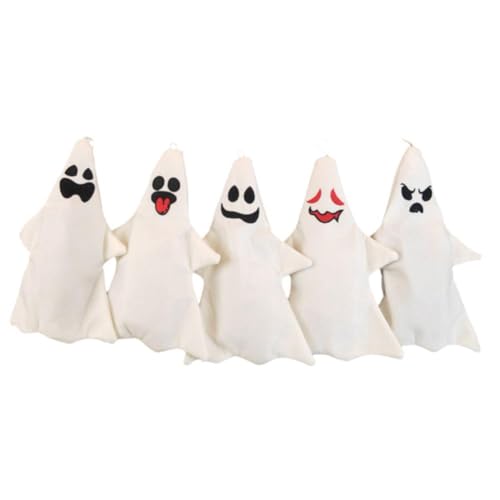 ZIRYXQ Random Expression Halloween Simulation Ghost Plüsch mit Spielzeug Plüsch und Geräuschen Lichter Geist USB Tanzspielzeug L2h6 Licht von ZIRYXQ