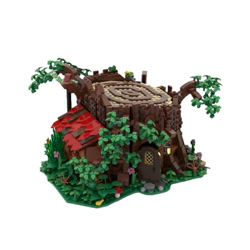 Cottage Hütte Baumhaus Baumhaus Modell 1383 Teile Bauspielzeug Set MOC Bauen ab 18 Jahren von ZITIANYOUBUILD