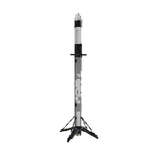 ZITIANYOUBUILD 1:110 Zweistufige Rakete Mittel-Lift Launch Fahrzeug Rakete 860 Teile MOC Bauen ab 18+ von ZITIANYOUBUILD