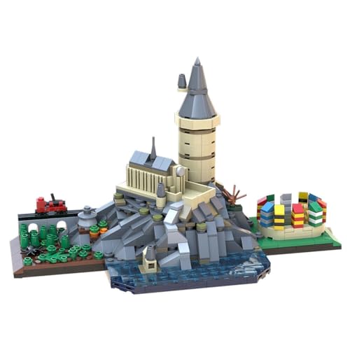 ZITIANYOUBUILD Architecture Skyline Micro Design mit Schloss aus Film 627 Teile MOC Build for Age 18+ von ZITIANYOUBUILD