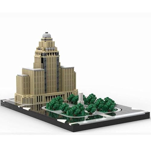 ZITIANYOUBUILD Buffalo City Hall 1:650 National Landmark Architecture 1693 Teile MOC ab 18 Jahren von ZITIANYOUBUILD