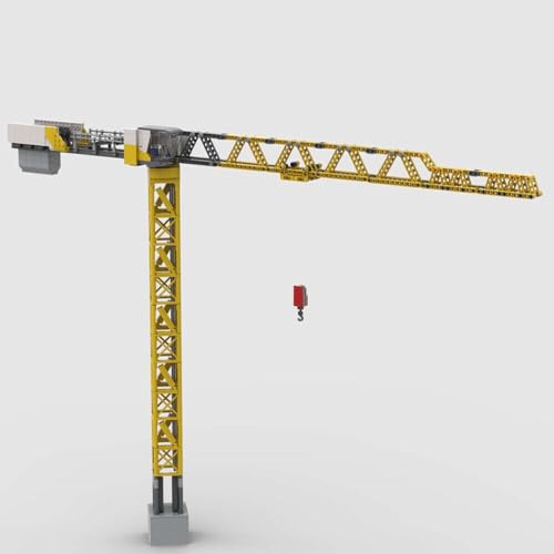 ZITIANYOUBUILD City Tower Crane Baumodell 93 cm hoch Bauspielzeug Set 928 Teile MOC ab 18 Jahren von ZITIANYOUBUILD