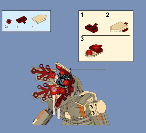 ZITIANYOUBUILD Demogorgon 350 Stück Bauspielzeug aus der TV-Serie Bauspielzeug-Set MOC Build for Age 18+ von ZITIANYOUBUILD