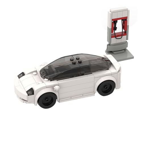 ZITIANYOUBUILD Elektrofahrzeug Auto Modell mit einem Supercharger 185 Teile MOC Build Geschenk ab 18 Jahren von ZITIANYOUBUILD