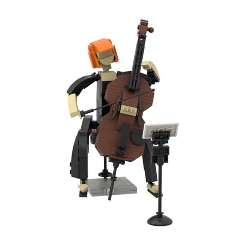 ZITIANYOUBUILD Fiddler Cellistin weiblich, 196 Teile für Jazz Quartett 21334 Erweiterung MOC Build for Age 18+ von ZITIANYOUBUILD