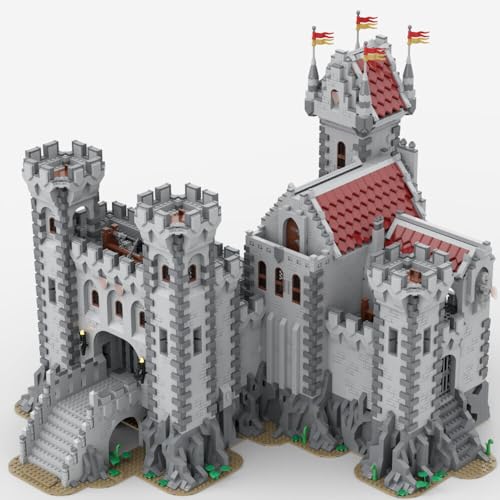 ZITIANYOUBUILD Große Burg II Festung mit sehr detailliertem Innenraum 10007 Teile MOC ab 18 Jahren von ZITIANYOUBUILD