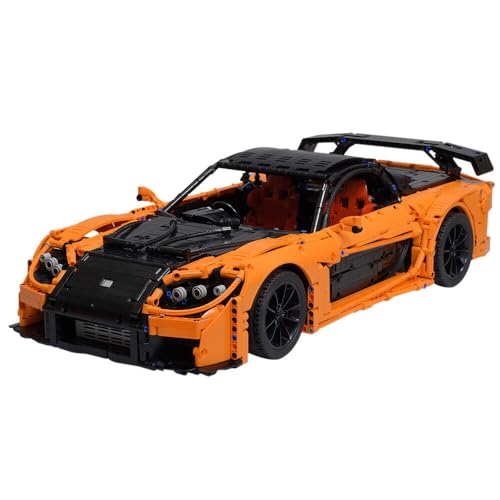 ZITIANYOUBUILD Han's RX-7 VeilSide Fortune Maßstab 1:8 3071 Teile aus Film MOC Build Geschenk ab 18 Jahren von ZITIANYOUBUILD