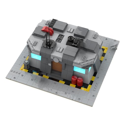 ZITIANYOUBUILD - Movie Minifig Scale Basisbunkermodell, 695 Teile, MOC Bauspielzeug-Set für Kinder ab 18 Jahren von ZITIANYOUBUILD