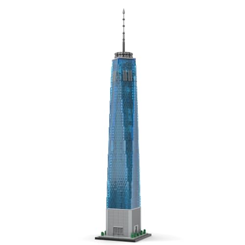 ZITIANYOUBUILD One World Trade Center Freedom Tower im Maßstab 1:800, 3153 Teile, MOC, ab 18 Jahren von ZITIANYOUBUILD