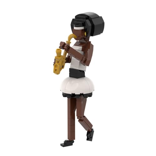 ZITIANYOUBUILD Saxophonspieler Erweiterung 144 Teile für Jazz Quartett 21334 MOC Build Geschenk ab 18 Jahren von ZITIANYOUBUILD