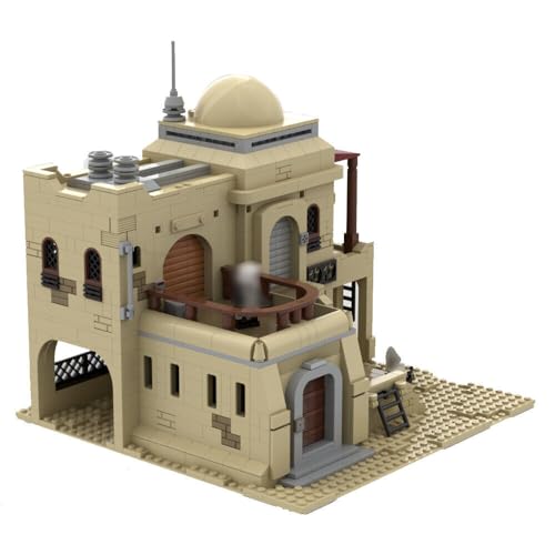 ZITIANYOUBUILD Tatooine Mos Eisley Villa Minifig Scale Bauspielzeug Set 1207 Teile MOC ab 18 Jahren von ZITIANYOUBUILD