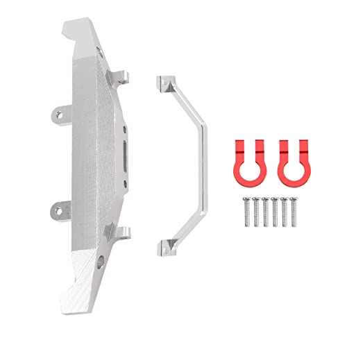 ZIUTPDAX Metall Front StoßStange für WPL C14 C24 C24-1 1/16 RC Auto LKW & Crawler Upgrade Teile ZubehöR, Silber von ZIUTPDAX