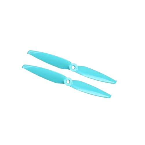 ZJNWTVUH 10 Paar 6 Zoll Propeller Flash 6042 kompatibel mit 24xx bürstenlosen Motoren Kompatibel mit FPV Racing Quadcopter Rahmen(Sky Blue) von ZJNWTVUH