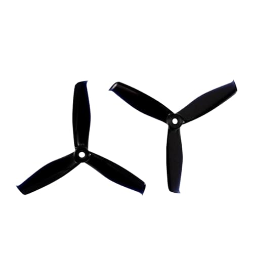 ZJNWTVUH 10 Paar Hulkie 5055S-3 5-Zoll-Tri-Propeller Kompatibel mit bürstenlose 2205-Motoren, kompatibel mit 5-Zoll-FPV-Rennrahmen-Kits(Black) von ZJNWTVUH