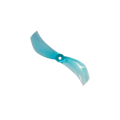 ZJNWTVUH 12 Paar 40 mm 2-1610-2 PC-Propeller Kompatibel mit RC FPV Racing und Freestyle Tinywhoop Drone mit 1,5/1,0 mm Welle kompatibel mit 1102 Motoren(Clear Blue 1.5mm) von ZJNWTVUH