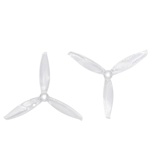 ZJNWTVUH 12 Paar Racing Drone Props 5043 CW CCW 5x4,3 Zoll FPV Freestyle Quadcopter(Clear) von ZJNWTVUH