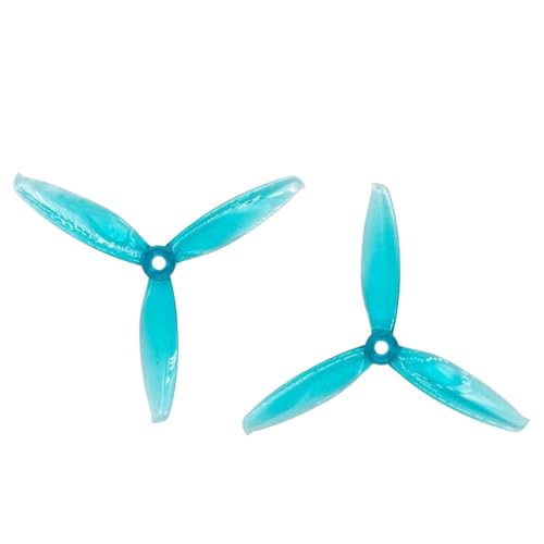 ZJNWTVUH 12 Paar Racing Drone Props 5043 CW CCW 5x4,3 Zoll FPV Freestyle Quadcopter(Sky Blue) von ZJNWTVUH