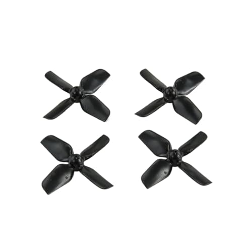 ZJNWTVUH 12 Paare 4 Prop 1,2X1,3X4 31mm Propeller 1mm Welle Löcher Kompatibel mit RC DIY FPV Racing Drohnen(1.2X1.3X4 B) von ZJNWTVUH