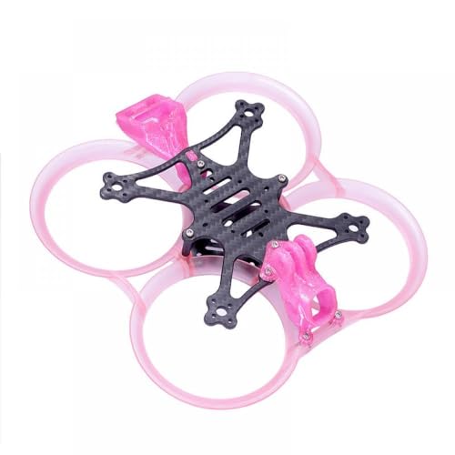 ZJNWTVUH 1pc Vortex25 2,5 Zoll 65MM Propeller Rahmen Kit Kompatibel mit FPV Racing Drone Kompatibel Mit CADDX Vista Und 1404 1505 1507 bürstenlosen Motoren(Pink) von ZJNWTVUH