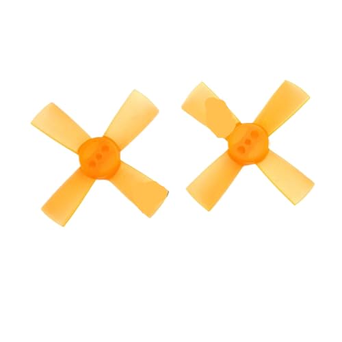 ZJNWTVUH 2 Paar 1,5 Zoll x 3,5 Zoll Propeller 1535 Requisiten kompatibel mit 1102 1103 1104 11xx Motoren Kompatibel mit FPV Quadcopter(Orange) von ZJNWTVUH