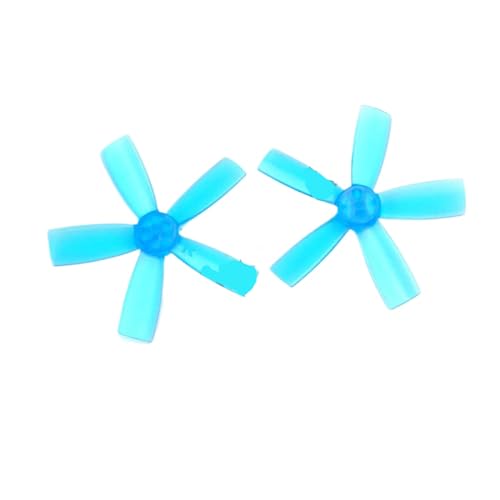 ZJNWTVUH 2 Paar 2035 2 Zoll 50,8 mm Propeller CW CCW Paddel 1,5 mm Loch Kompatibel mit bürstenlose FPV Racing Drone Quadcopter im Innenbereich(Sky Blue) von ZJNWTVUH